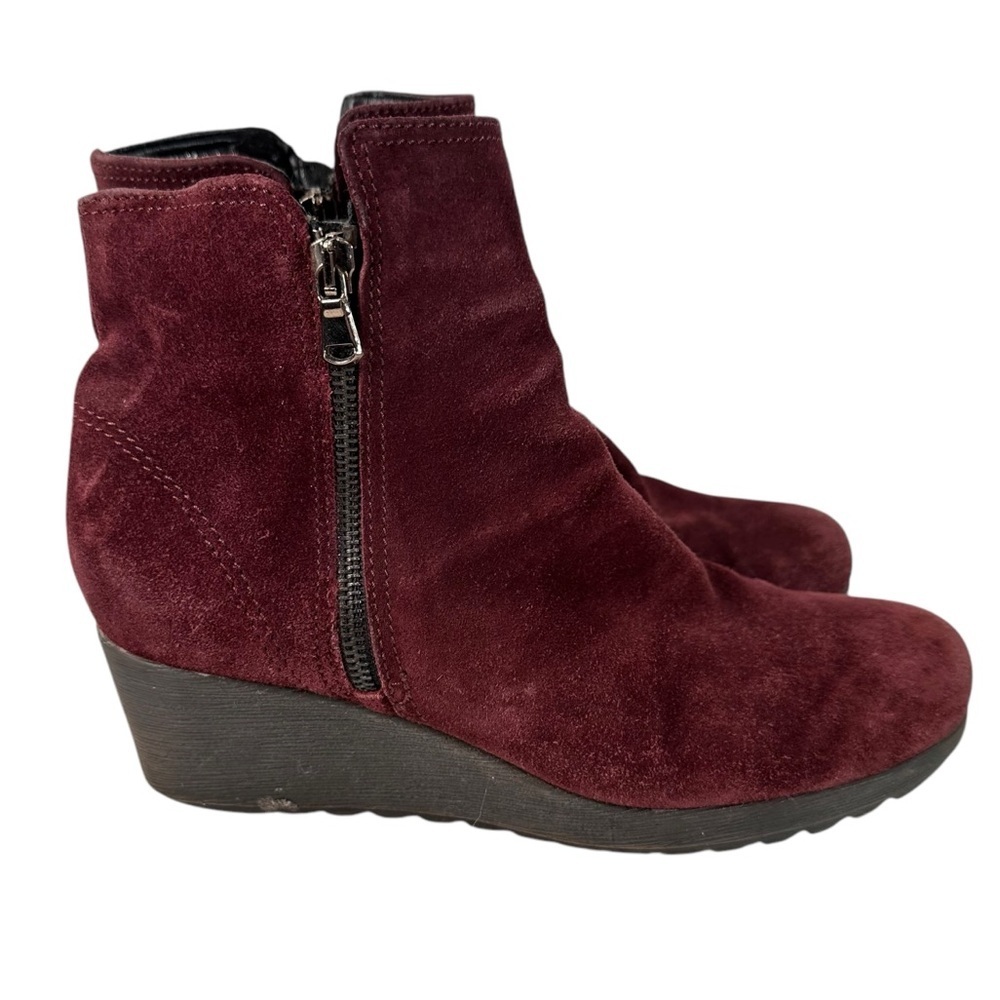 The Flexx Burgundy Suede Boots Women’s 8.5 Comfortcore Chic Footwear